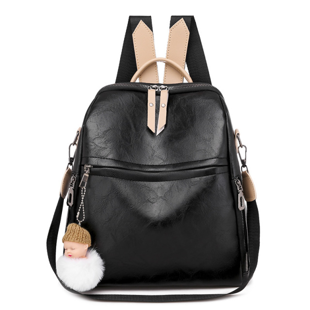 Trending Hot Sale Light Weight Multifunctional Ladies Leather Small Backpack Bag
