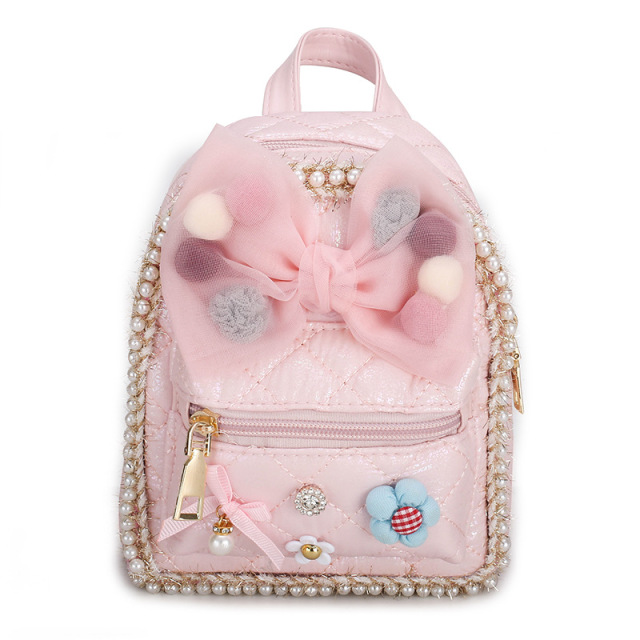 Stylish Beautiful Multifunctional Kids Mini Leather Backpack School Bags