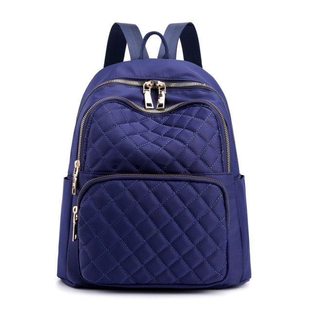 Trending Modern Leisure Simple Solid Color Lady Women Backpack Bag for College