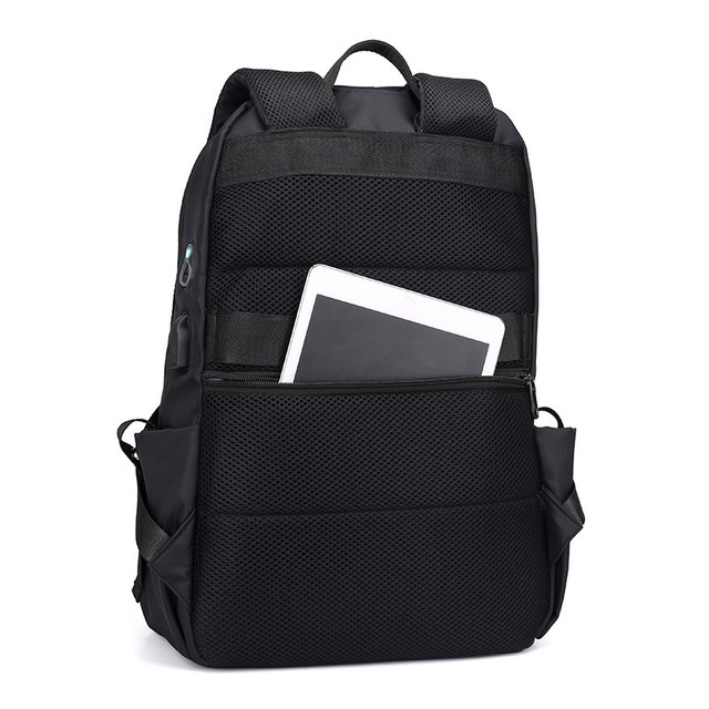 Fashionable Casual Outdoor Oxford Men Design Multifunctional Smart Backpack Custom