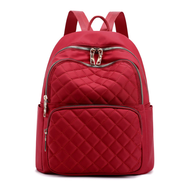 Trending Modern Leisure Simple Solid Color Lady Women Backpack Bag for College