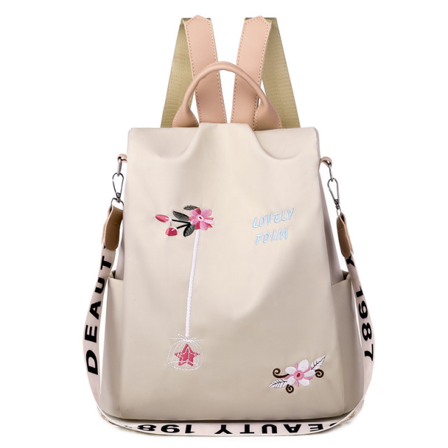 Wholesale Fashion Chinese Style Embroidery Oxford Girl Rucksack Backpack Bag