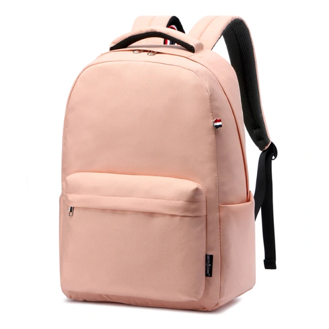 ManZhong Latest Simple Solid Color Ladies Oxford Backpack Bag School Bags