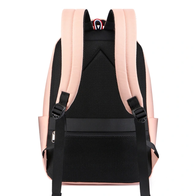 ManZhong Latest Simple Solid Color Ladies Oxford Backpack Bag School Bags