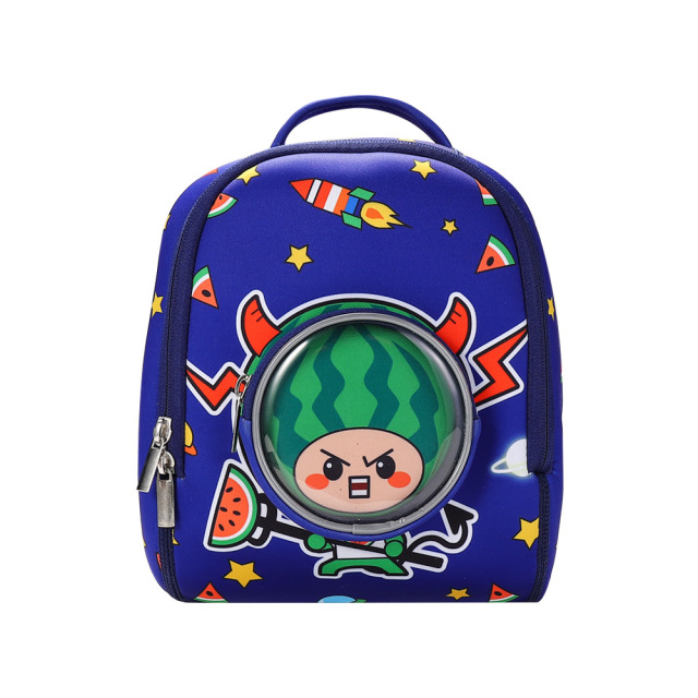 New Fashion High Capacity Cute Fruit Neoprene Children Backpack Bags