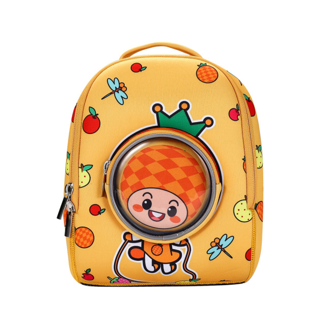 New Fashion High Capacity Cute Fruit Neoprene Children Backpack Bags