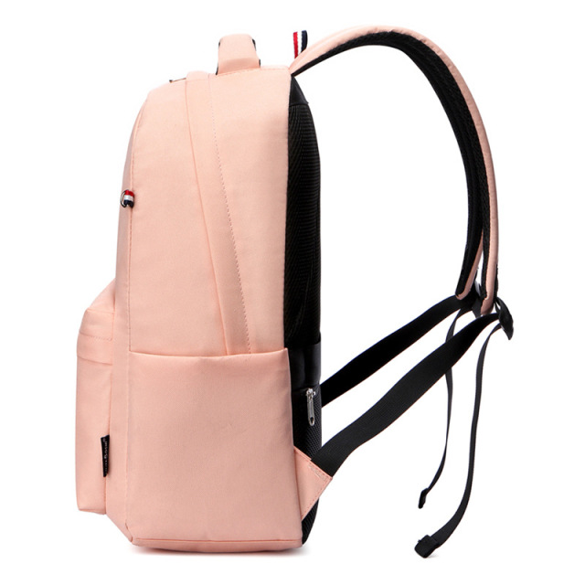 ManZhong Latest Simple Solid Color Ladies Oxford Backpack Bag School Bags