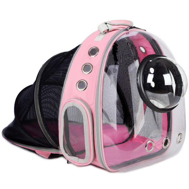 Transparent Bubble Recycled Outdoor Travel Space Capsule Astronaut Breathable Dog Cat Pet Carrier Backpack