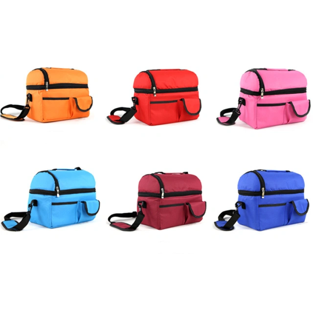 Wholesale Large Size Oxford Heat Preservation Cooler Lunch Bags Picnic Bag 4 Person for Ladies