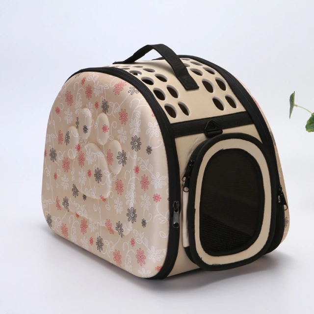 Hot Products Foldable Outdoor Cat Dog Tote Bag EVA Pet Carrier Travel Bag