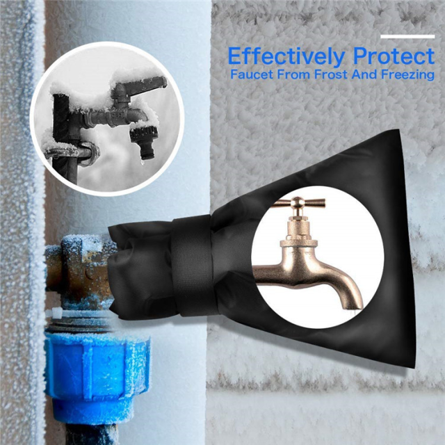 New Winter Products Outdoor Polyester Antifreezing Tap Cover Water Faucet Cover Protector