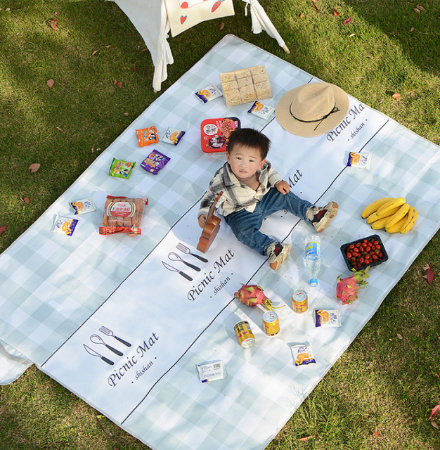 Portable Waterproof Foldable Thick Oxford Baby Creeping Mat Picnic Blanket Mat