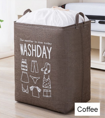 75L Large Capacity Waterproof Foldable Simple Dirty Clothes Storage Bag Basket