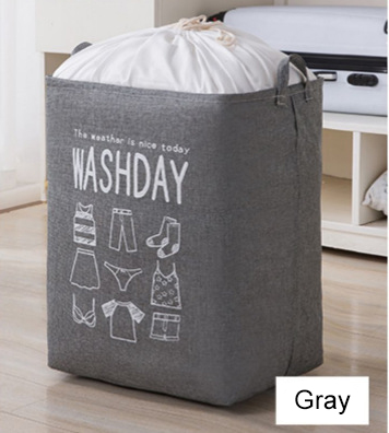 75L Large Capacity Waterproof Foldable Simple Dirty Clothes Storage Bag Basket