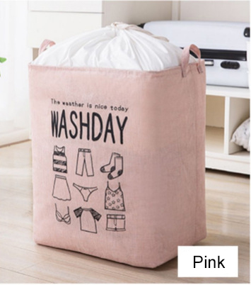 75L Large Capacity Waterproof Foldable Simple Dirty Clothes Storage Bag Basket