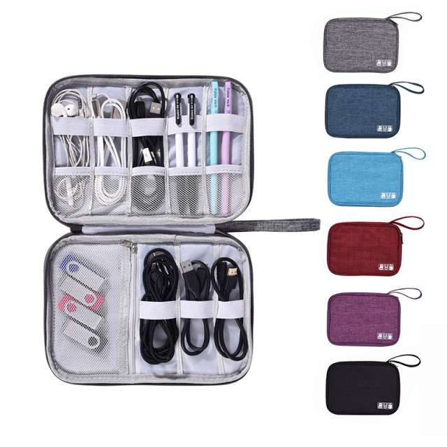 Prompt Delivery Waterproof Digital Accessories Data Cable Organiser Storage Bag Custom