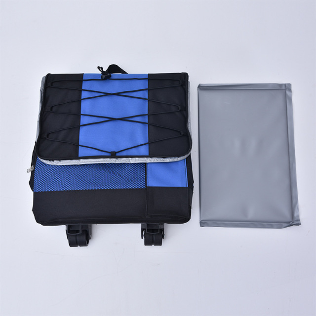 ManZhong Amazon Top Selling Outdoor Large Capacity Aluminium Foil Trolley Insulated Cooler Picnic Bag