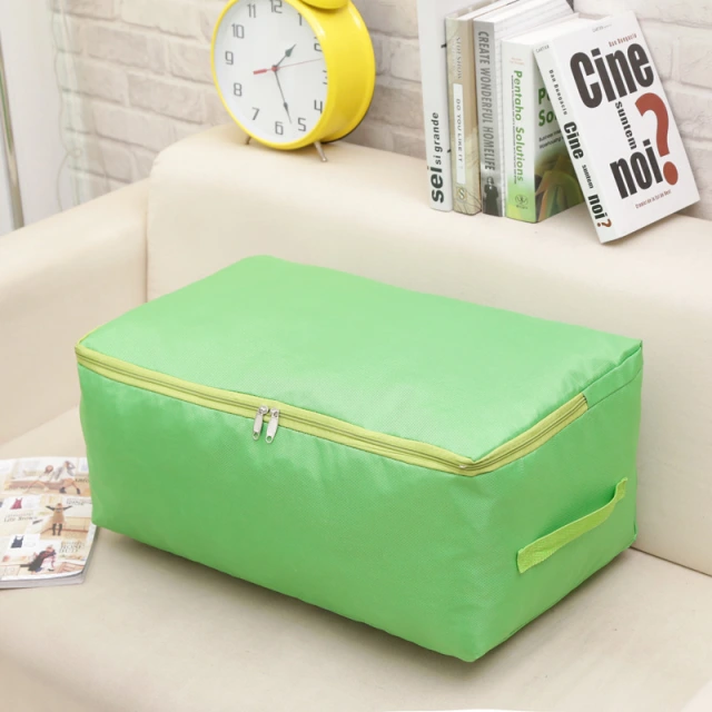 Manzhong Practical Solid Color Waterproof Large Capacity Thick Oxford Household Quilt Storage Bag Clothes