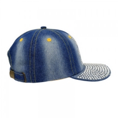 Cotton Denim Snapback Caps