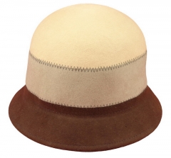 100% Wool Felt Cloche