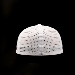 laser cut drilled hole waterproof fitted cap