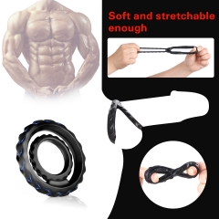 Silicone Dual Penis Ring, Premium Stretchy Longer Harder Stronger Erection Cock Ring Better Sex Erection Enhancing and Orgasm Sex Toy for Male Couple