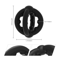 Cock Rings Silicone Love Rings Crossed Penis Rings for Men