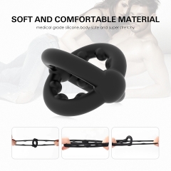 Cock Rings Silicone Love Rings Crossed Penis Rings for Men