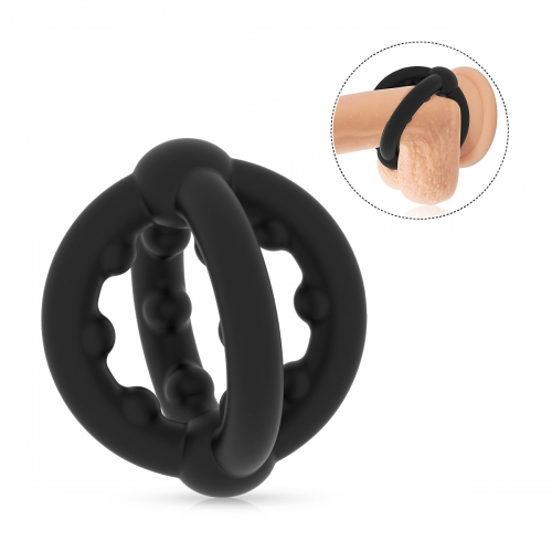 Cock Rings Silicone Love Rings Crossed Penis Rings for Men