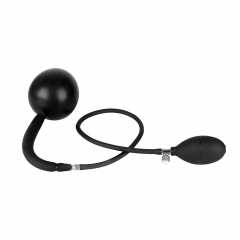 Inflatable Silicone Anal Plug Built in Metal Ball Dog Puppy Tail Butt Expand Trainer Waterproof SM Anus Sex Toy Detachable Backdoor Stimulator Perineum Massager for Women, Men and Couples