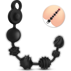 3-motor Anal Stimulator Anal Beads Vibrating Anus Plug for Women, Men, Couple