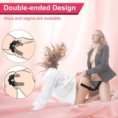 Adult Anal Plug Double Sided Beads Anal Prober For Men, Women, Couple