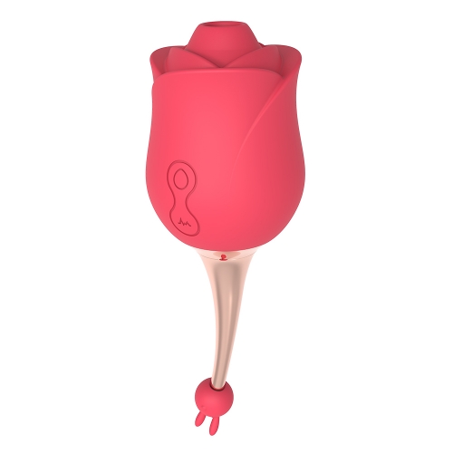2in1 Rose Sucking Vibrator Erotic Nipple Oral Sucker Clitoris Stimulation Powerful Vibrators Sex Toys for Women small Adult toys