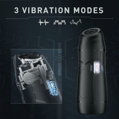 Automatic Male Masturbators Cup with 3 Suction&Vibration,Male Masturbator Stroker Men’s Sex Toys,Electric Pocket Pussy 3D Textured for Men Masturbation