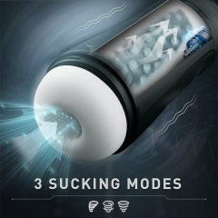 Automatic Male Masturbators Cup with 3 Suction&Vibration,Male Masturbator Stroker Men’s Sex Toys,Electric Pocket Pussy 3D Textured for Men Masturbation