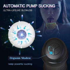Male Masturbator Cup Automatic Stroker with Suction & Vibration Heating for Men Masturbation, Vibrating Masturbation Cups Pocket Pussy 3D Realistic Texture, Adult Oral Blowjob Sex Toys for Men