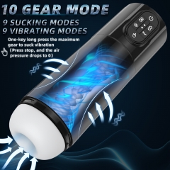 Waterproof Male Masturbator Cup， Automatic Stroker with Suction ， Vibrating Masturbation Cups Pocket Pussy 3D Realistic Texture, Adult Oral Blowjob Sex Toys for Men， Male Adult Sex Toys for Men