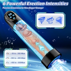 Adult Toys Penis Enlargement Extend Vacuum Pumps Air Pressure Device with 6 Suction