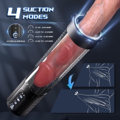 Electric Vacuum Penis Pump Sex Toy for Men-Waterproof Penis Extender