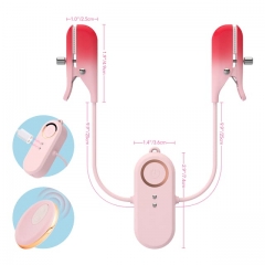 Remote Controlled 2 in 1 Nipple Clip Clitoral Clip Stimulator