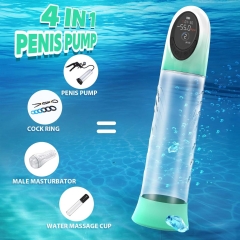 Penis Pump Male Sex Toys LED Display Waterproof Penis Extenders