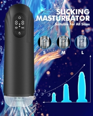 Automatic Sucking and Vibrating Male Masturbator Waterproof