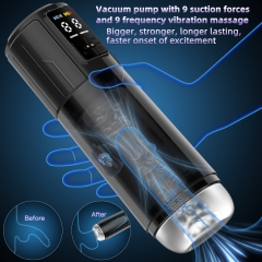 Waterproof Automatic Male Masturbator Sex Toys for Men - Adult Toy Male Sex Toys with 9 Thrusting & 9 Suction Modes, Pocket Pussy Sex Machine