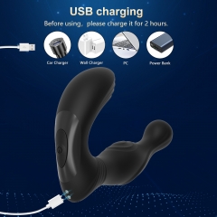 Remote control vibrating anal plug