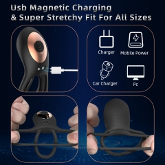 Remote control vibrating rings