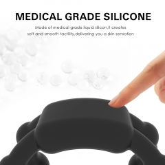 silicone support ring, stretchy ring for men, reusable ring, personal wellness accessory