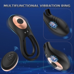 Remote control vibrating rings