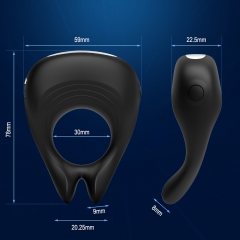 Waterproof vibrating ring