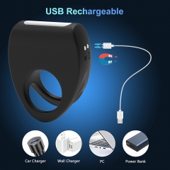 Waterproof Silicone vibrating Ring