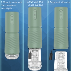 Waterproof Automatic Male Masturbator Sex Toys for Men - Adult Toy Male Sex Toys with 10 Vibration & 10 Suction Modes, Pocket Pussy Sex Machine